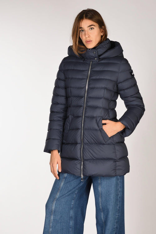 Piumino Down Coat Blu Donna