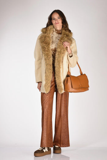 Borsa Eloise Beige Cuoio Donna - 2