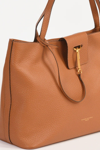 Borsa Marisol Beige Cuoio Donna - 4