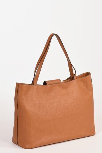 Borsa Marisol Beige Cuoio Donna - 5