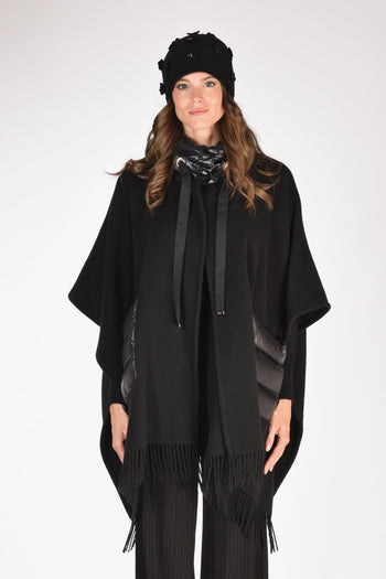 Poncho Warmy Nero Donna - 2