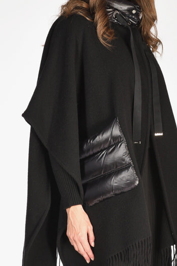 Poncho Warmy Nero Donna - 3