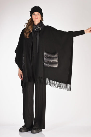 Poncho Warmy Nero Donna - 6