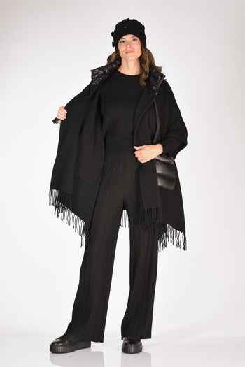 Poncho Warmy Nero Donna - 7