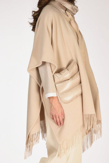 Poncho Warmy Beige Donna - 4
