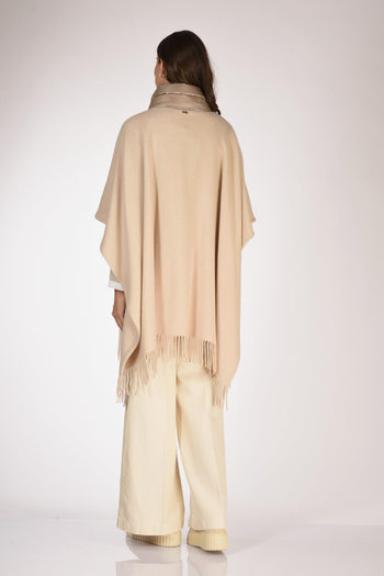 Poncho Warmy Beige Donna - 5