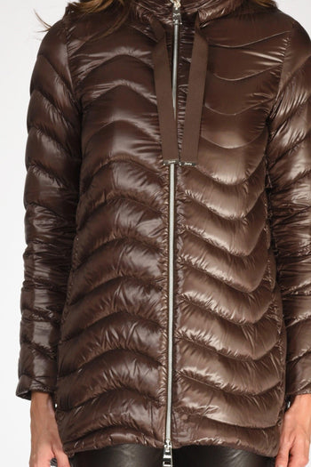 Piumino Onda Marrone Donna - 3