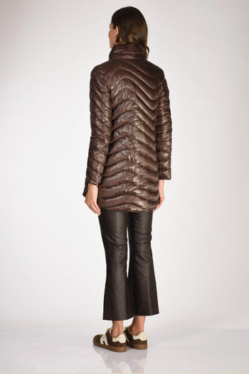 Piumino Onda Marrone Donna - 5
