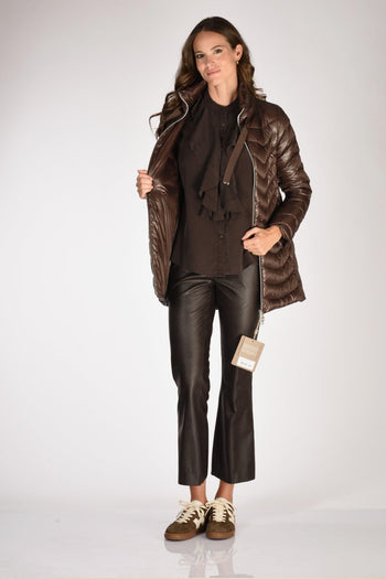 Piumino Onda Marrone Donna - 6