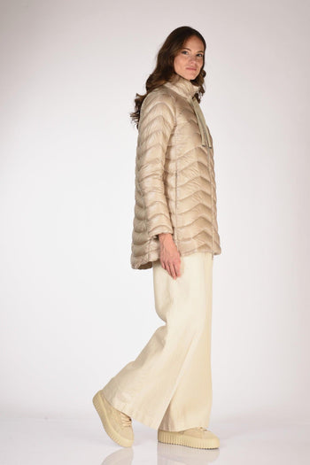 Piumino Onda Beige Donna - 4