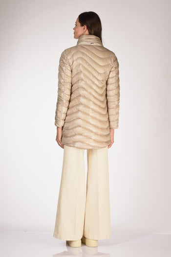 Piumino Onda Beige Donna - 5