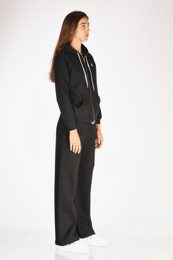 Felpa Full Zip Nero Donna - 4