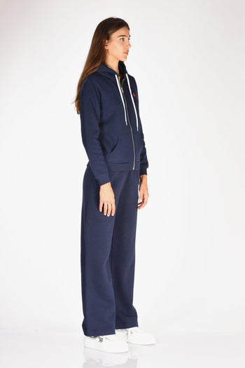 Felpa Full Zip Blu Donna - 4