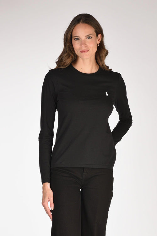 T-shirt M/l Nero Donna