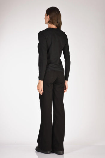 T-shirt M/l Nero Donna - 5