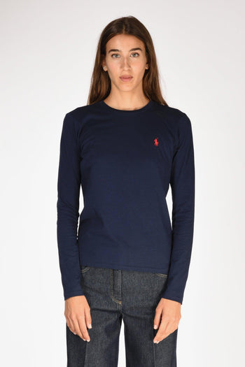 T-shirt M/l Blu Donna - 2