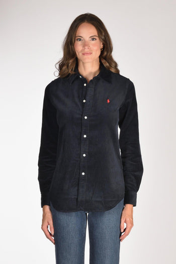 Camicia Polo Blu Donna - 2