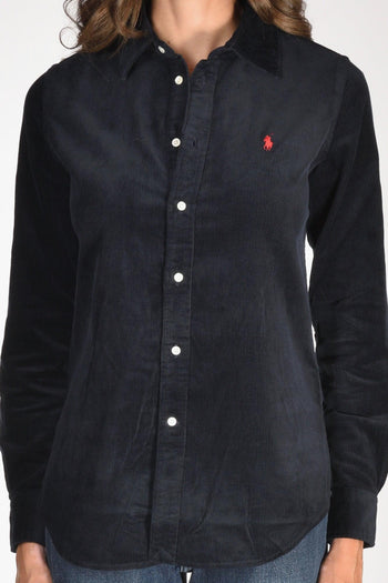 Camicia Polo Blu Donna - 3
