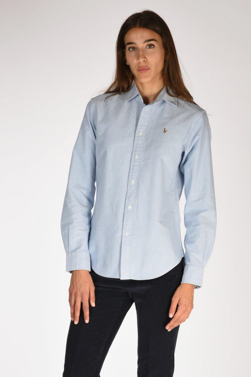 Camicia Polo Azzurro Donna