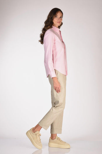 Camicia Polo Rosa Donna - 4