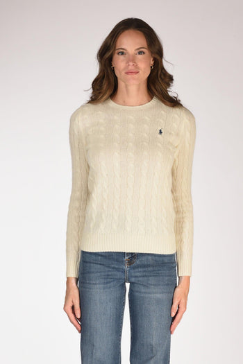 Maglia Polo Bianco Naturale Donna - 2