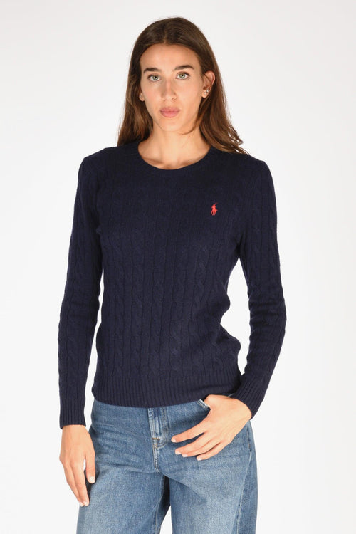 Maglia Polo Blu Donna