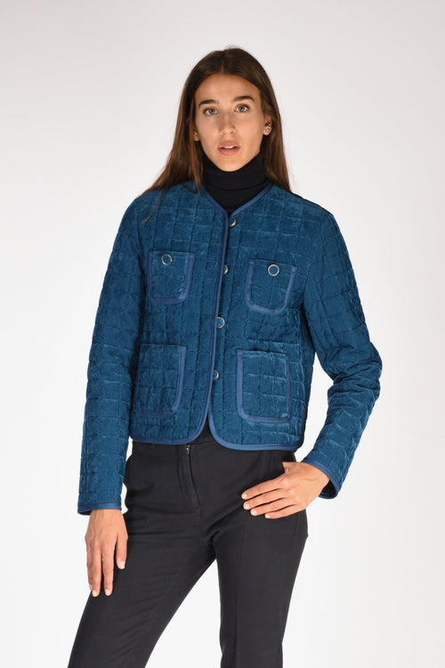 Giacca Chanel Blu Chiaro Donna