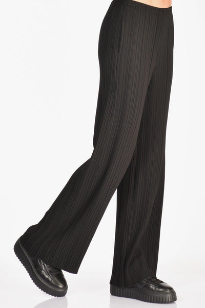 Pantalone Plisse Nero Donna