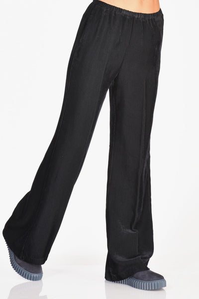 Pantalone Velluto Blu Donna