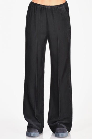 Pantalone Velluto Blu Donna - 3