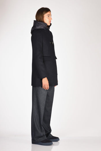 Cappotto Toggle Blu Donna - 4