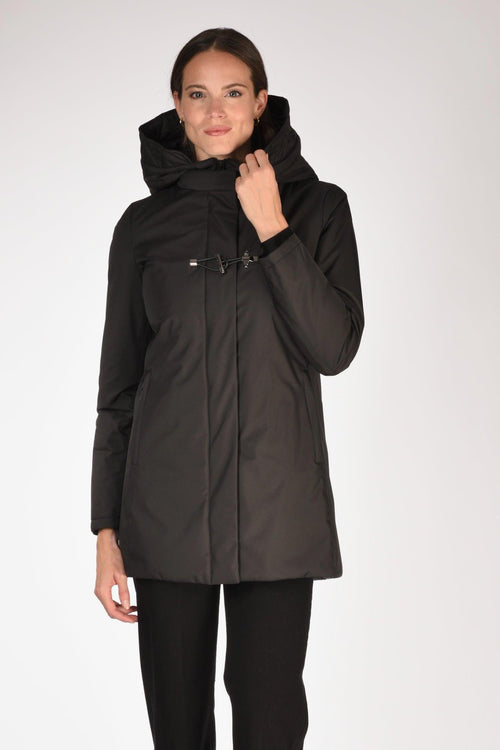 Cappotto Toggle Nero Donna