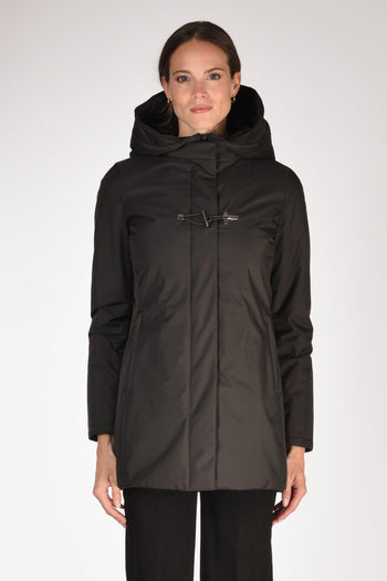 Cappotto Toggle Nero Donna - 2