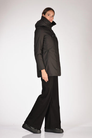 Cappotto Toggle Nero Donna - 4