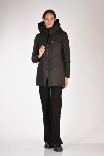 Cappotto Toggle Nero Donna - 6