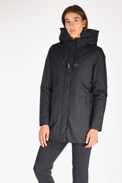 Cappotto Toggle Blu Donna