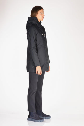 Cappotto Toggle Blu Donna - 4