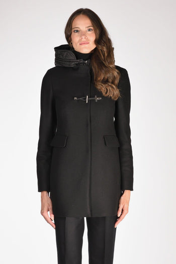 Cappotto Toggle Nero Donna - 2