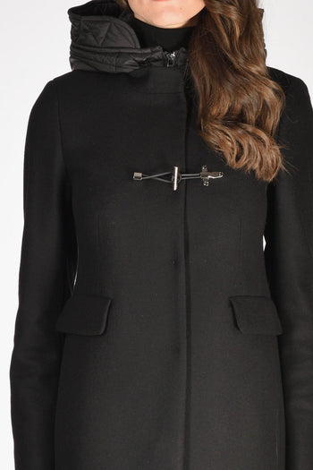 Cappotto Toggle Nero Donna - 3