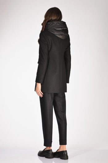 Cappotto Toggle Nero Donna - 5