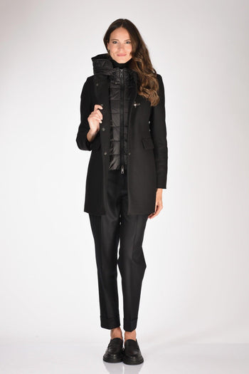 Cappotto Toggle Nero Donna - 6