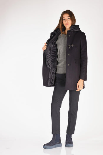 Cappotto Toggle Blu Donna - 7