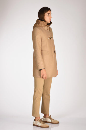 Cappotto Toggle Beige Scuro Donna - 4