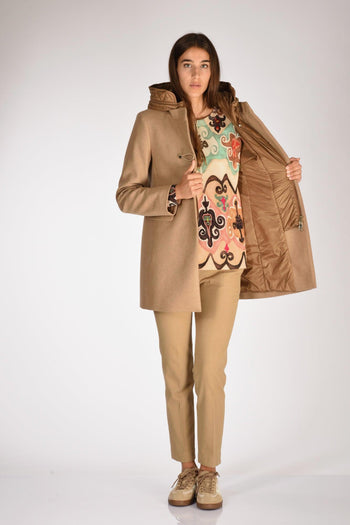 Cappotto Toggle Beige Scuro Donna - 7