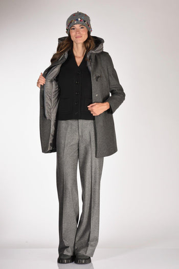 Cappotto Toggle Grigio Donna - 7