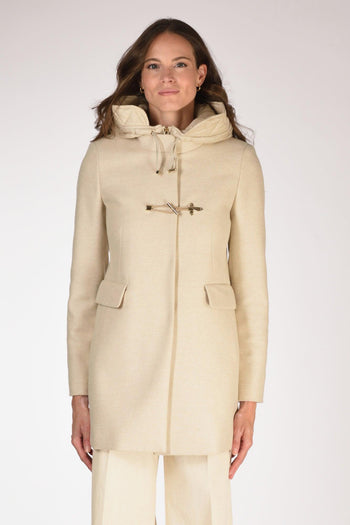 Cappotto Toggle Bianco Naturale Donna - 2