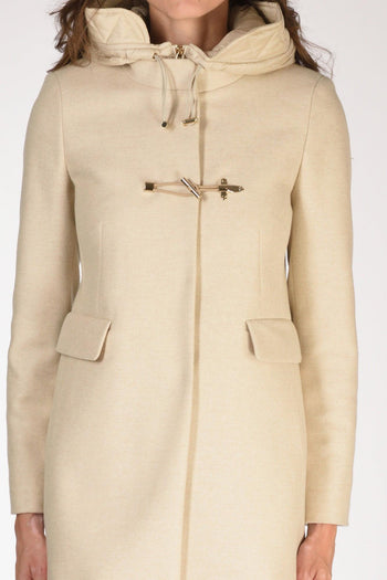 Cappotto Toggle Bianco Naturale Donna - 3