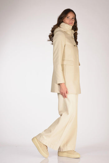 Cappotto Toggle Bianco Naturale Donna - 4
