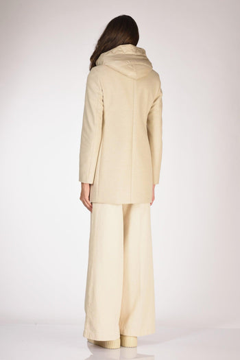 Cappotto Toggle Bianco Naturale Donna - 5