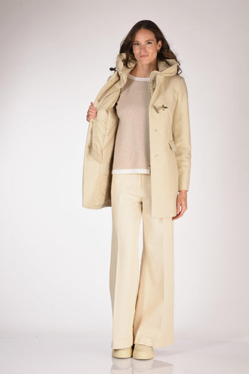 Cappotto Toggle Bianco Naturale Donna - 6